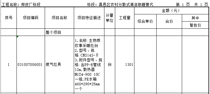 清潔取暖改造項(xiàng)目生物質(zhì)炊事采暖灶臺(tái)4813臺(tái)招標(biāo)5