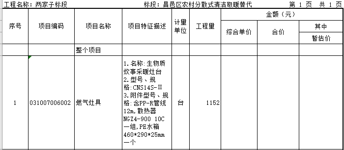 清潔取暖改造項目生物質(zhì)炊事采暖灶臺4813臺招標(biāo)2